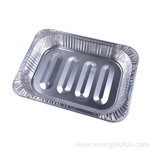 5800ml rectangle shape aluminum foil BBQ turkey pan